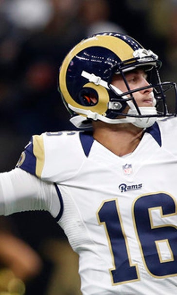 Saints' prolific day features trick play in rout of Rams